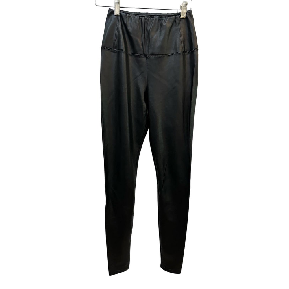 Wilfred Free Daria faux leather leggings vegan black size Medium